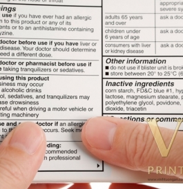 Tem decal hướng dẫn sử dụng thuốc