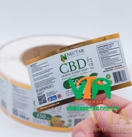 Tem decal nhãn dán chai, hũ, lọ nhựa