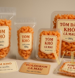 Nhãn Dán Thực Phẩm Khô