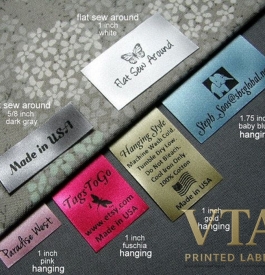 Nhãn Satin May Mặc