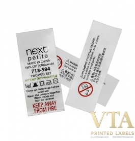 Nhãn Satin Quần Áo