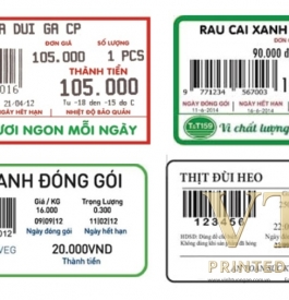 Sticker Giá Siêu Thị