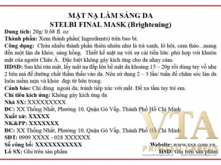 Những lỗi tem phụ mỹ phẩm dễ bị thu hồi sản phẩm