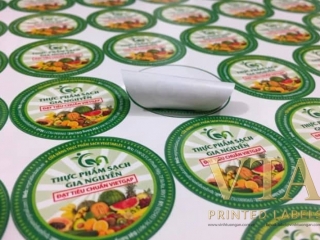 Nhãn dán thiết kế đẹp giúp tăng nhận diện thương hiệu