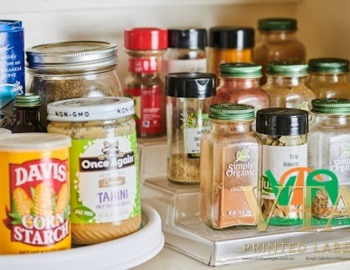 Tem decal nhãn dán chai, hũ, lọ gia vị