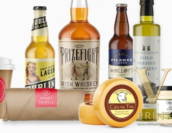 Nhãn Dán Chai Thủy Tinh