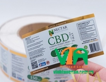 Tem decal nhãn dán chai, hũ, lọ nhựa