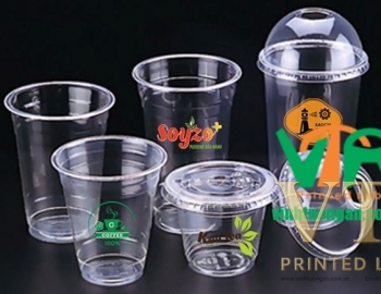 Tem decal nhãn dán ly nhựa