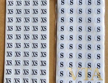 Sticker Size Dán Áo Thun