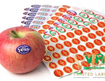 Tem decal nhãn dán trái cây