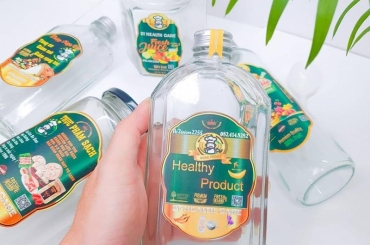 Dịch vụ in Nhãn dán chai lọ