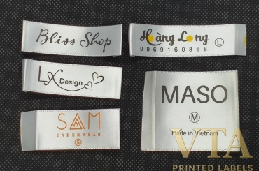 Dịch vụ in Nhãn Satin