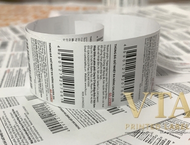 In tem phụ cho hàng nhập khẩu nhanh trong ngày